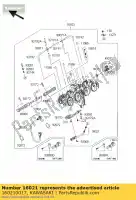 160210017, Kawasaki, butée à vis zr1000b7f kawasaki z 750 1000 2007 2008 2009 2010 2011 2012, Nouveau