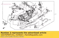 Aqui você pode pedir o nenhuma descrição disponível no momento em Honda , com o número da peça 16076MBTC41: