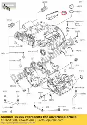 separator, adempauze van Kawasaki, met onderdeel nummer 161651068, bestel je hier online: