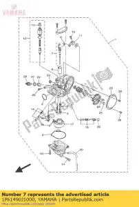 yamaha 1P61490J1000 conjunto de agulha - Lado inferior