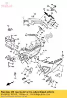 904801235500, Yamaha, gommino (26h) yamaha xvz 1300 1988 1989 1990 1991, Nuovo