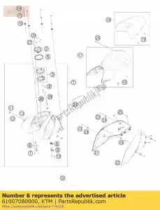 ktm 61007080000 gas-level sensor 06 - Bottom side