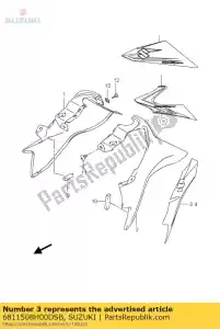 Suzuki 6811508H00DSB nastro, serbatoio carburante - Il fondo