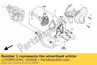 11350MCJ000, Honda, cover comp., l. rr. honda cbr 900 2000 2001 2002 2003, Nieuw