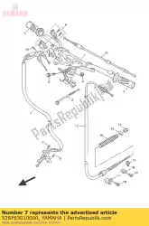 Aquí puede pedir cable del acelerador culo de Yamaha , con el número de pieza 52SF63010000: