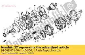 Honda 91008HC4004 rolamento, esfera, 6903 (koyo) - Lado inferior