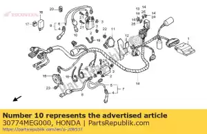 Honda 30774MEG000 cordy assy., r. rr. alto - Il fondo