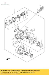 Aqui você pode pedir o o ring, d: 2. 0, id em Suzuki , com o número da peça 2740605GE0: