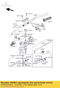 Suzuki K460920001 uchwyt d?wigniowy, gwiazda - Dół