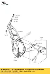 Here you can order the bolt,socket,8x2 from Suzuki, with part number K921501839: