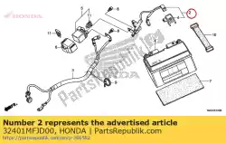 geen beschrijving beschikbaar op dit moment van Honda, met onderdeel nummer 32401MFJD00, bestel je hier online: