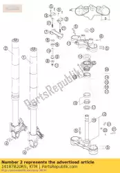 Qui puoi ordinare stelo forcella r / s wp48 950 sm 06 da KTM , con numero parte 14187B20RS: