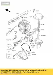 Aquí puede pedir resorte, válvula de mariposa zx1100-c de Kawasaki , con el número de pieza 921441535: