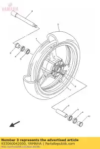 yamaha 933060042000 rodamiento 60/22 - Lado inferior