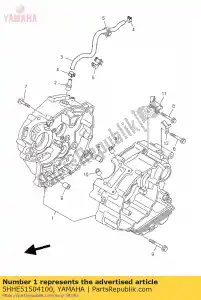 yamaha 5HHE51504100 zespó? skrzyni korbowej - Dół