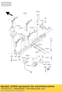 Kawasaki 270455107 zespó? prze??czników - Dół