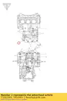 T3202309, Triumph, boulon, hhf, m8x1.25x105, slv triumph daytona 675 from vin 381275 daytona 675 up to vin 381274 daytona 675 vin 381275 to vin 564947 daytona 955i 132513 > speed triple speed triple 141872 > 210444 speed triple 210445 > 461331 speed triple 461332 > speed triple r sprint gt s, Nouveau