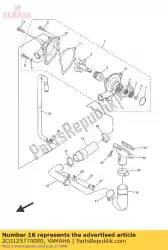 slang 2 van Yamaha, met onderdeel nummer 2C0125770000, bestel je hier online: