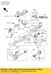 Here you can order the screw-pan-wsp-cros,4x zx900-e1 from Kawasaki, with part number 236C0410: