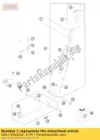 60013060200, KTM, g?ówny cylinder hamulcowy kpl. 07 ktm adventure sm superm supermoto 950 990 2003 2004 2005 2006 2007 2008 2009 2010 2011 2012 2013, Nowy