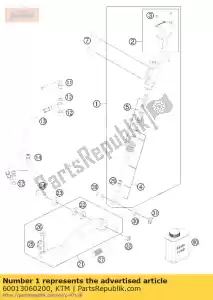 ktm 60013060200 cilindro freno principale cpl. 07 - Il fondo