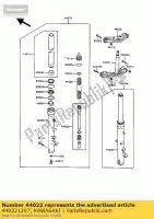 440221297, Kawasaki, cylinder-fork kawasaki gtr  a 1000gtr 1000 , New