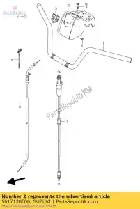 suzuki 5617138F00 tampa, direção - Lado inferior