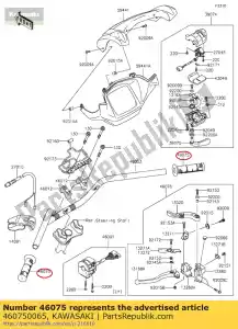 kawasaki 460750065 uchwyt ksv700a7f - Dół