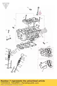 triumph T3555015 lavadora, 9.2x18x2 - Lado inferior