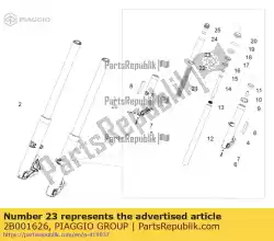 Tutaj możesz zamówić rura od Piaggio Group , z numerem części 2B001626: