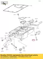 921540819, Kawasaki, perno, bridado, 6x25 kawasaki er6f  f er6n e kle versys d klz a ninja ex krt edition b vulcan special se z en s ag bg er650 ex650 c vn er 6f abs 6n 300 1000 650 z300 en650 z650l lams ex300 300se 650l kle300 versysx kle650 ex400 400 l cafe z400 z650 , Nuevo