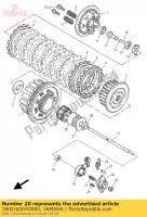 1WG163040000, Yamaha, Ball screw housing assy yamaha fzr fzs yzf 400 600 1989 1990 1991 1992 1993 1994 1995 1996 1997 1998 1999 2000 2001 2002 2003, New