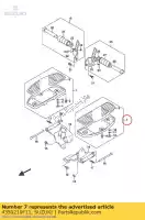 4350210F11, Suzuki, conjunto reposapiés, p suzuki vl vlr c intruder lc vlrr cr vlct vlb vlbt vlt 1500 1800 800, Nuevo