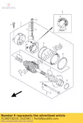 Ici, vous pouvez commander le set bolt assy auprès de Suzuki , avec le numéro de pièce 3128015D10: