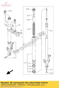 yamaha 1MD233400000 sous parenthèse comp. - La partie au fond