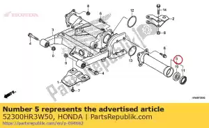 honda 52300HR3W50 tubo assemblato, l. alloggio - Il fondo