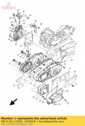 Here you can order the cover, crankcase 1 from Yamaha, with part number 5RU154111000: