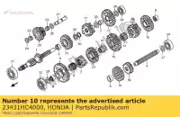 23431HC4000, Honda, engranaje, contraeje honda trx400fw fourtrax foreman 400 , Nuevo