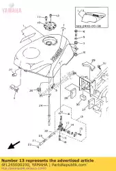 Qui puoi ordinare gruppo rubinetto benzina 1 da Yamaha , con numero parte 4FL245000100: