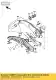 Holder,exhaust pipe ke100-a10 Kawasaki 18069048