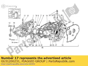 Piaggio Group GU31200231 transmission cage - Bottom side