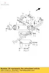 sensor, zuurstof van Suzuki, met onderdeel nummer 1821310G11, bestel je hier online: