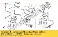 37242323701, Honda, cuscino, metro honda cb hornet f twofifty  cbx cb250 250 , Nuovo