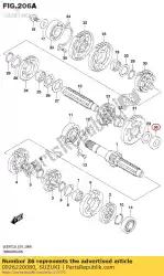 Here you can order the bearing from Suzuki, with part number 0926220080: