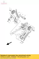 945914111800, Yamaha, catena (3jb) yamaha  xv xvs 535 650 1988 1989 1990 1991 1992 1993 1995 1996 1997 1998 1999 2000 2001 2002 2004 2005 2006 2017 2018, Nuovo