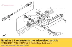 Tutaj możesz zamówić zestaw podk? Adek, pivot (0. 501. 70) od Honda , z numerem części 52185MCS760: