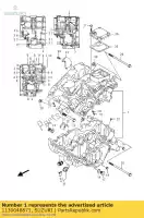 1130048871, Suzuki, ensemble de carter suzuki gw inazuma  f z gw250 gw250f 250 , Nouveau