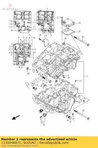 Suzuki 1130048871 zestaw skrzyni korbowej - Dół