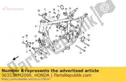 Aqui você pode pedir o placa, fr. Engine h em Honda , com o número da peça 50353MM2000: