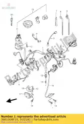 Here you can order the harness,wiring from Suzuki, with part number 3661008F10: